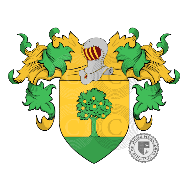 Coat of arms of family Crespi