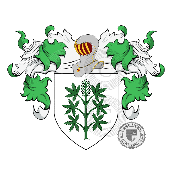 Coat of arms of family Canavesio o Canavosio