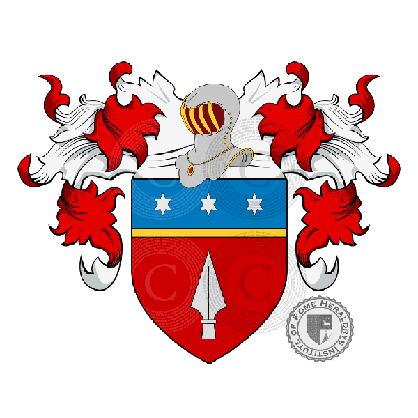 Coat of arms of family Lanzi