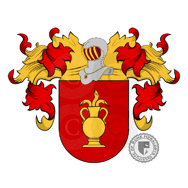 Wappen der Familie Artes   ref: 16123