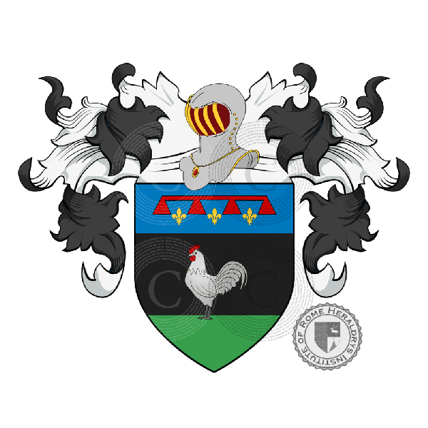 Wappen der Familie Gallinari   ref: 16148