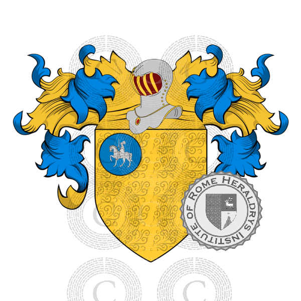 Coat of arms of family Paparoni