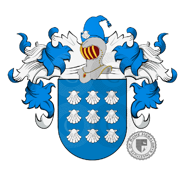 Coat of arms of family Calca