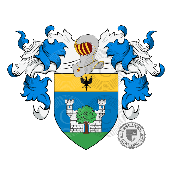 Escudo de la familia Carpani (Alessandria)