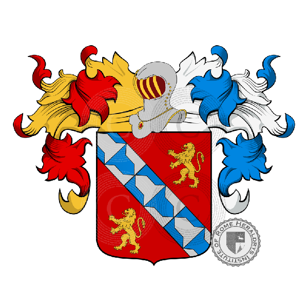 Coat of arms of family Rozée ou Rozee