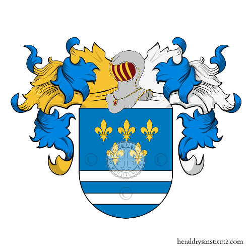 Coat of arms of family Paneque