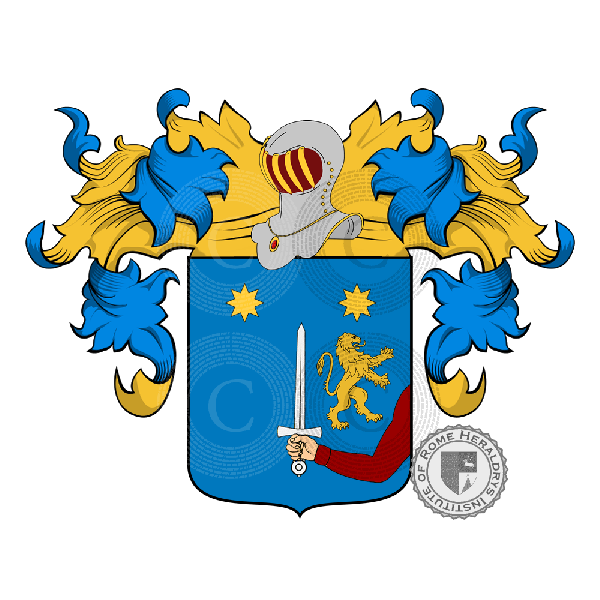 Wappen der Familie Oste (Dell