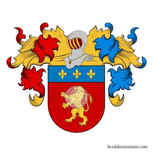 Coat of arms of family Cavalheiro