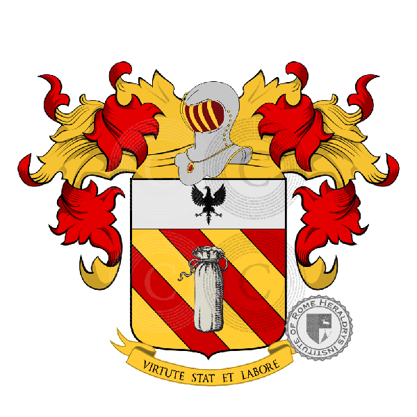 Coat of arms of family Sacco (Ponderano)