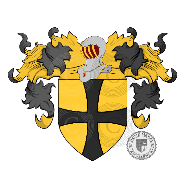 Escudo de la familia Bonci o Conci (Trieste e Venezia)