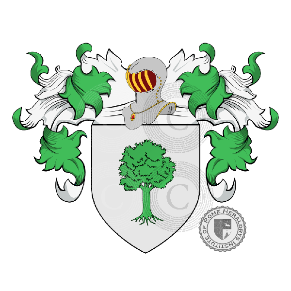Coat of arms of family Ricciardi del Corso (Pisa)