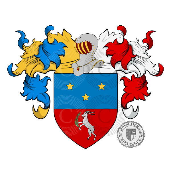 Escudo de la familia Ruffelli o Ruffilli o Truffelli