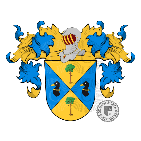 Coat of arms of family Milow