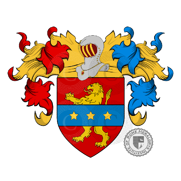 Escudo de la familia Calderari o Calderaro (Vicenza)