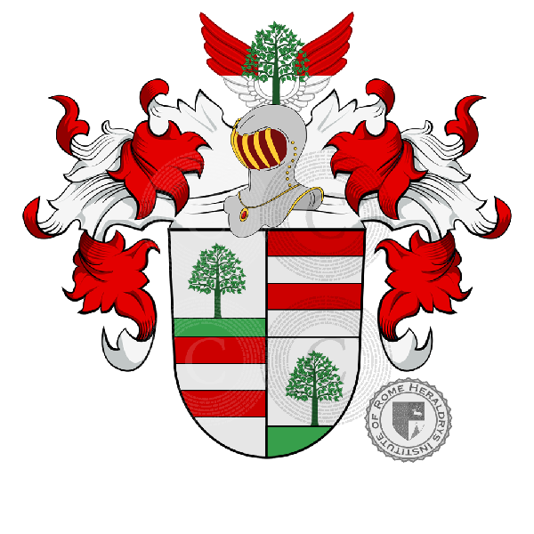 Coat of arms of family Lindner (Baviére)