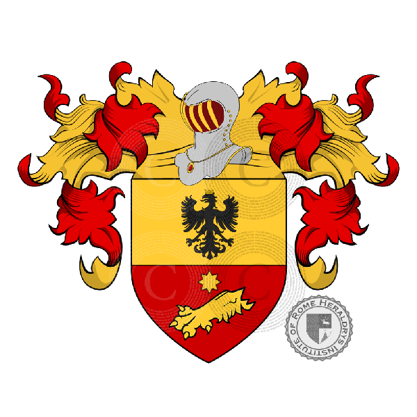 Coat of arms of family Bellini (Milano)