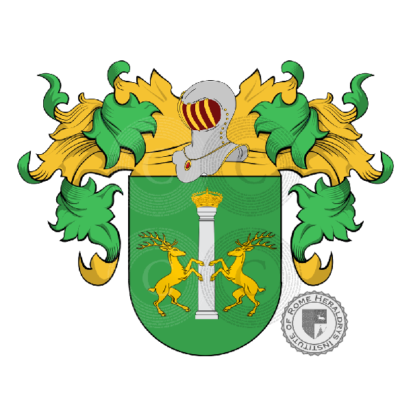 Coat of arms of family Milla