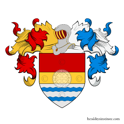 Coat of arms of family Tosetti (Roma)
