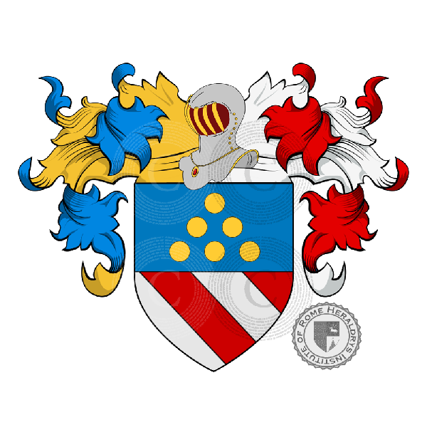 Coat of arms of family Tomini Foresti