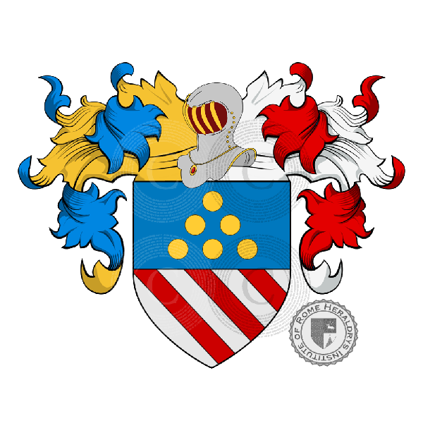 Wappen der Familie Tomini Foresti   ref: 16510