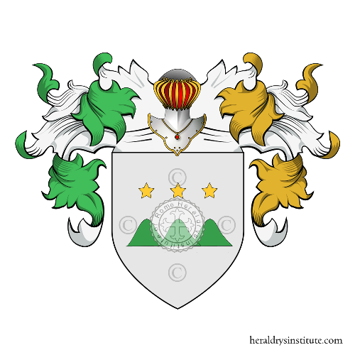Coat of arms of family Monticelli
