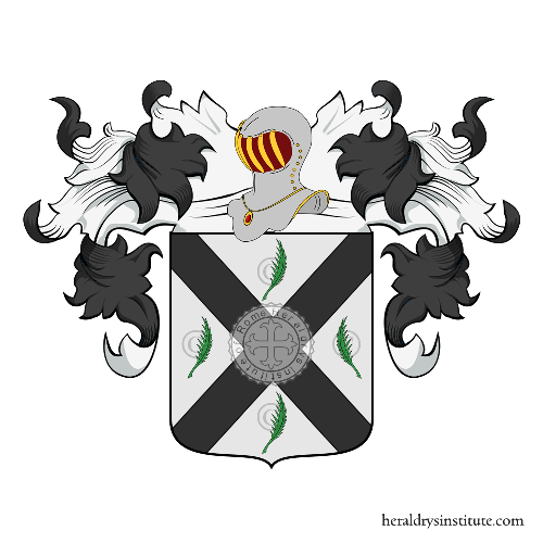 Coat of arms of family Cartes   ref: 16579