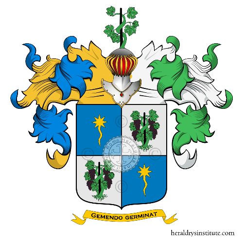 Coat of arms of family Carasso, Carazzo, Carassotto, Carrasso o Carassi