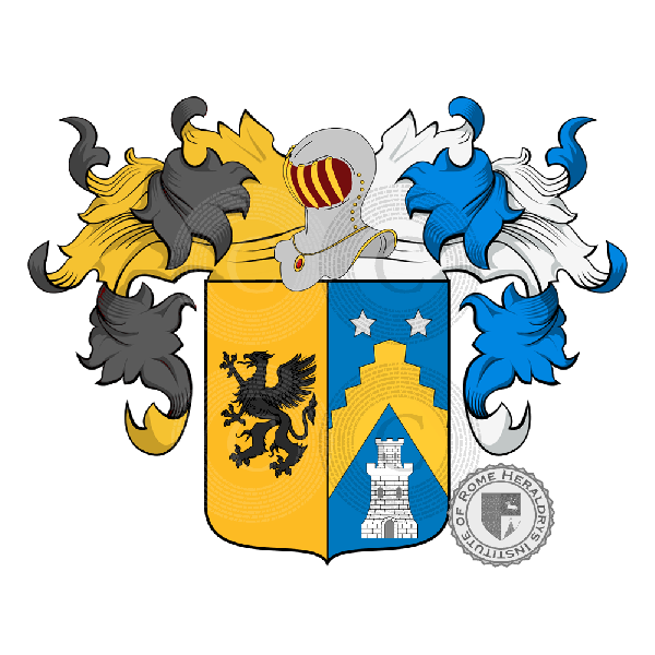 Wappen der Familie Jomini, Jommin, Jommi o Iommi