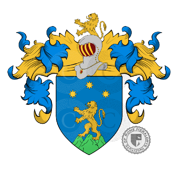 Coat of arms of family Montani (Milano)