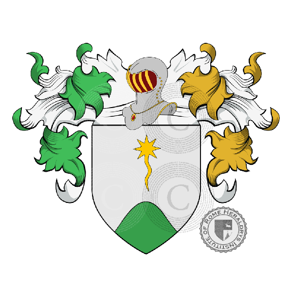 Escudo de la familia Montani (Pesaro)