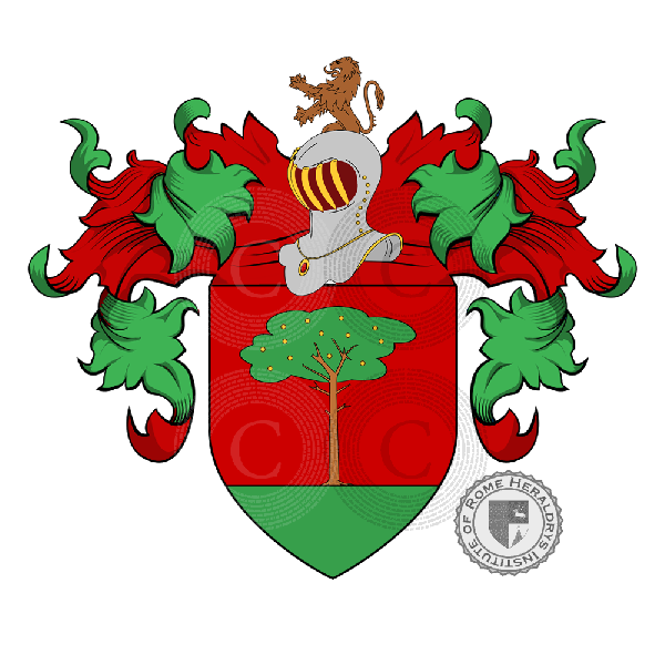 Coat of arms of family Pinelli