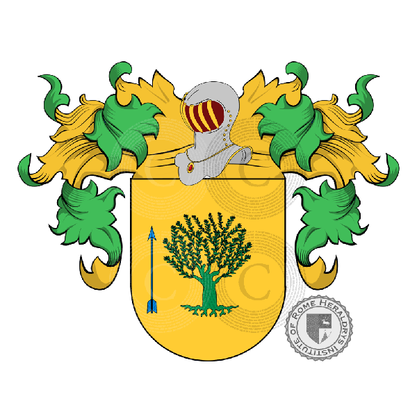 Coat of arms of family Borjas