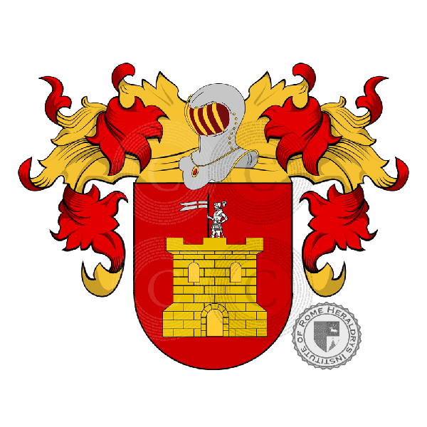 Coat of arms of family Toirac