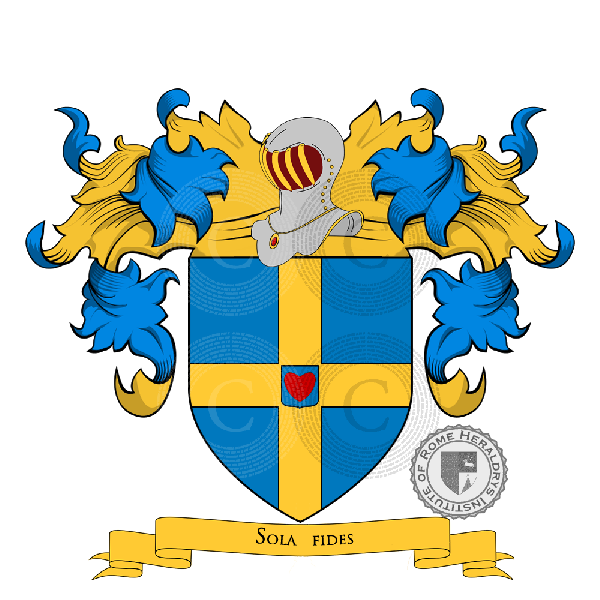 Coat of arms of family Gentile   ref: 16693