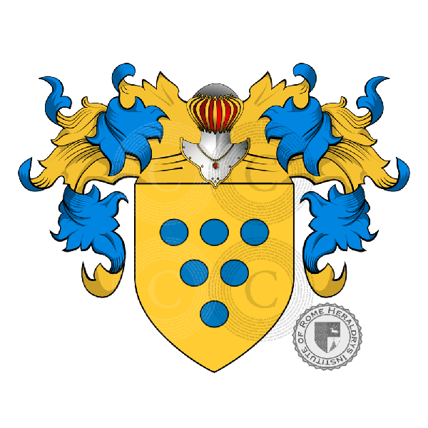 Coat of arms of family Cipriano