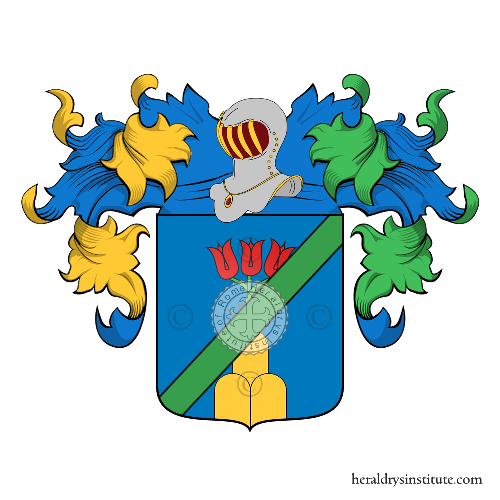 Escudo de la familia Bazzan o Bazzani (Veneto)