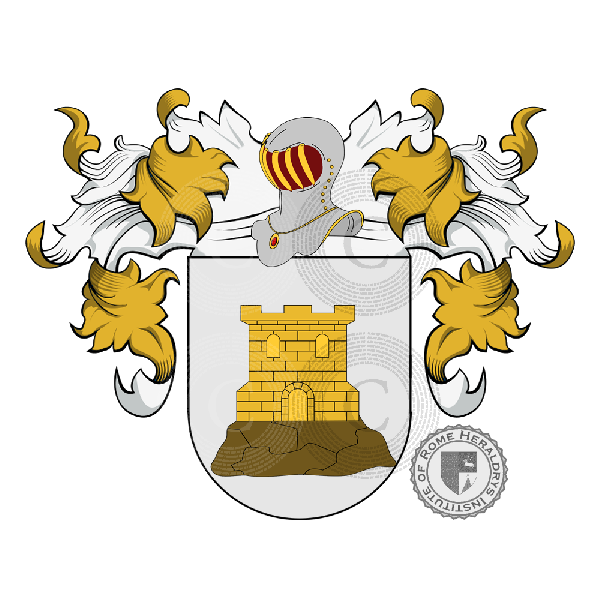 Coat of arms of family Guiral, Guirao, Guirarte y Guirall