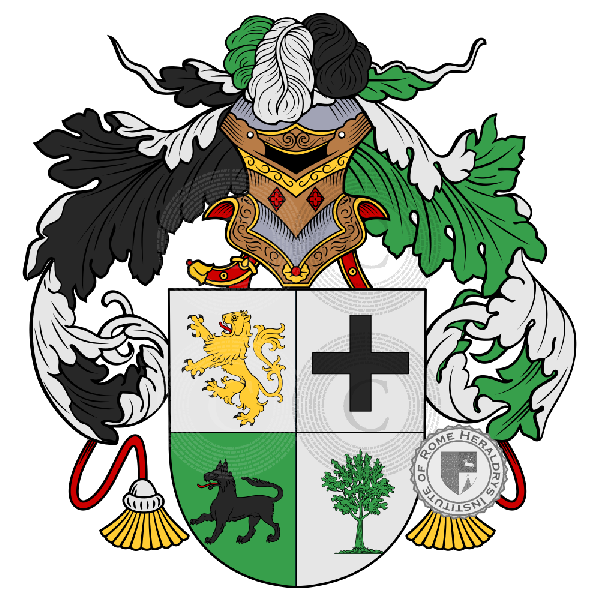 Coat of arms of family Cerrato