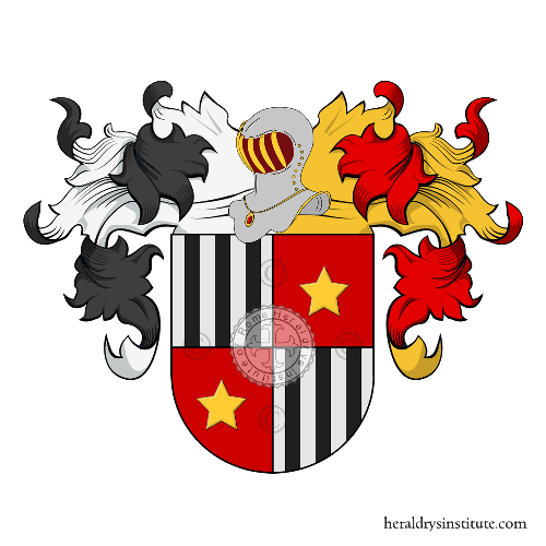 Coat of arms of family Negri o Valnegri