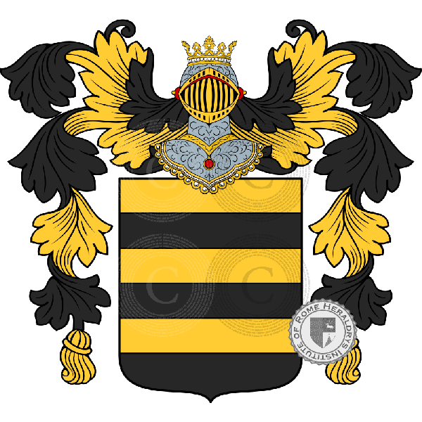 Coat of arms of family Soresina, Soresina Vidoni