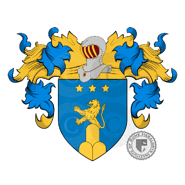 Coat of arms of family Salerno (Reggio Calabria)