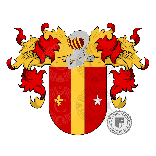 Wappen der Familie Rosario o Rosalia