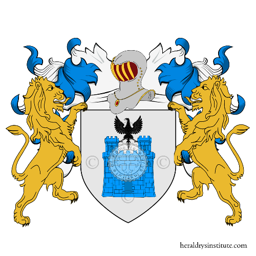 Coat of arms of family Castelli