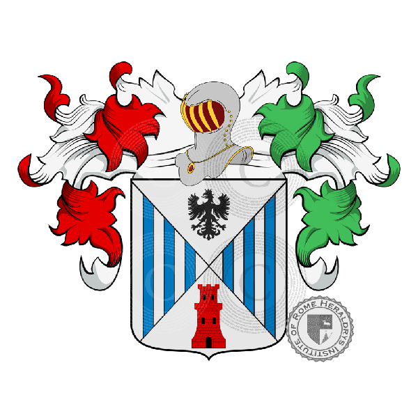 Coat of arms of family Tournon o Tornoni