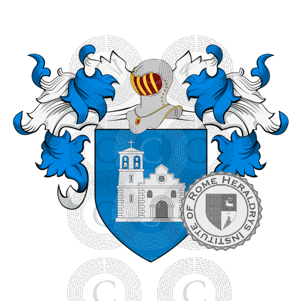 Coat of arms of family Chiesa (Liguria)