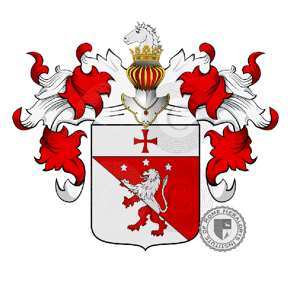 Escudo de la familia Adelardi, Bulgari, Marcheselli o Marchesiello   ref: 16924