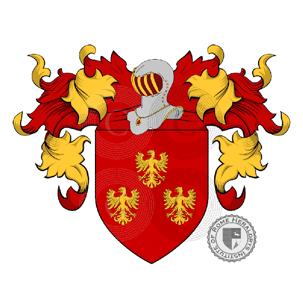 Wappen der Familie Corsani