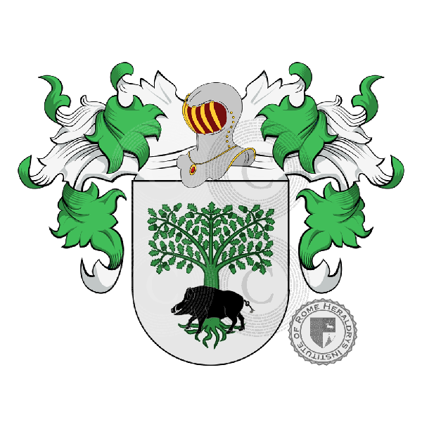 Coat of arms of family Bendicho
