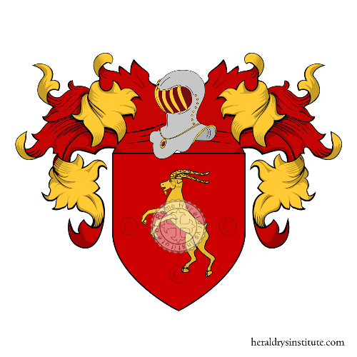 Coat of arms of family Capra (Bergamo)