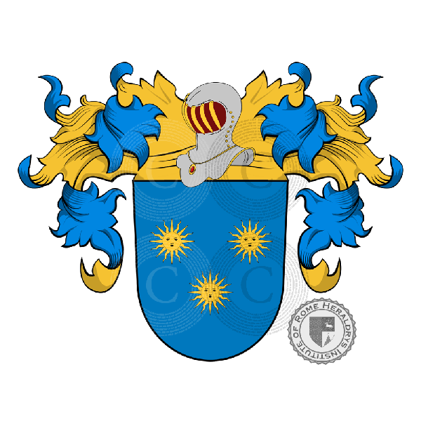 Coat of arms of family Fragoso